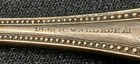 Vintage Wallace Silver Plate Double Pickle Castor w/ Glass Insert, Fork & Tongs — photo 8
