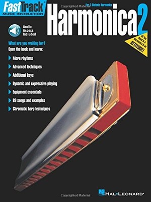 FASTTRACK HARMONICA BOOK & ONLINE AUDIO FOR C DIATONIC By Blake Neely & Doug