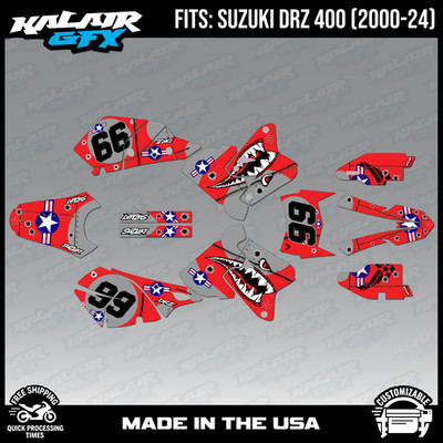 Graphics kit for Suzuki DRZ400 SM, S and E (2000-2024) Predator