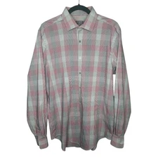 Van Heusen Men’s L 16.5-34/35 Button-Up Long Sleeve Dress Shirt