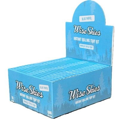 Wise Skies Blue Instant Rolling Tray Kit - All-in-One Rolling Solution Großeinkauf