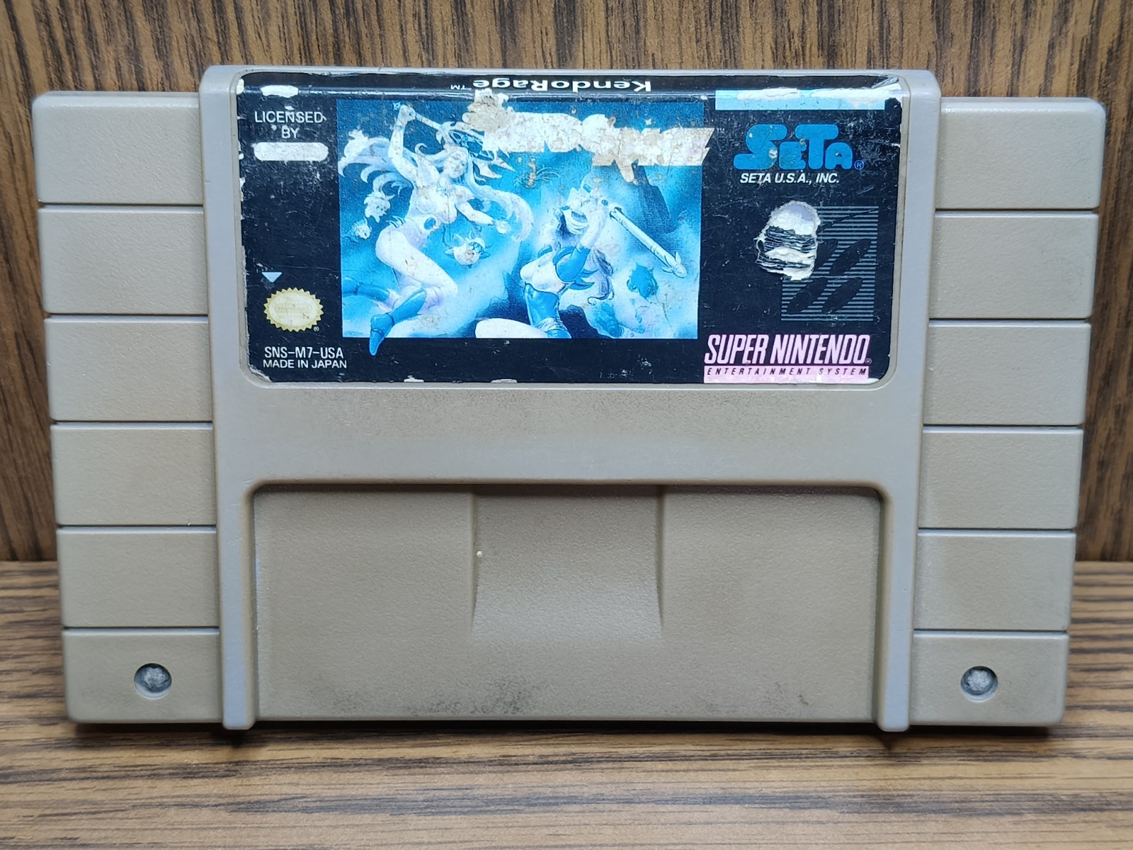 Kendo Rage (Super Nintendo Entertainment System, 1993) SNES Authentic Cartridge 