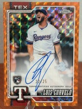 Luis Curvelo Chrome 2026 Orange /25 Auto