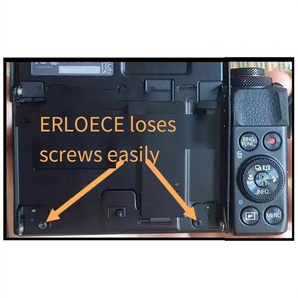 2 StüCk für   G7X, G7X  II G7X2 LCD-Display, Fester Halter, Klappschraube m2723 - Bild 2 von 4