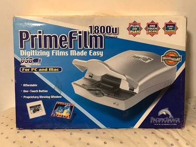 PrimeFilm 1800u USB Film Scanner Pacific Image Electronics   PC or MAC