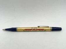 Vintage Certified Oil Company Kansas City KC, MO Mobil Mechanical Twist Pencil