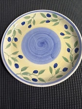 Lynn's China "Olive" (Olivares) Pasta Bowl / Plate - Excellent Condition 10.5”