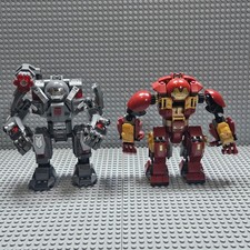 LEGO Marvel Avengers Mech Lot - 76124 War Machine & 76104 Hulkbuster