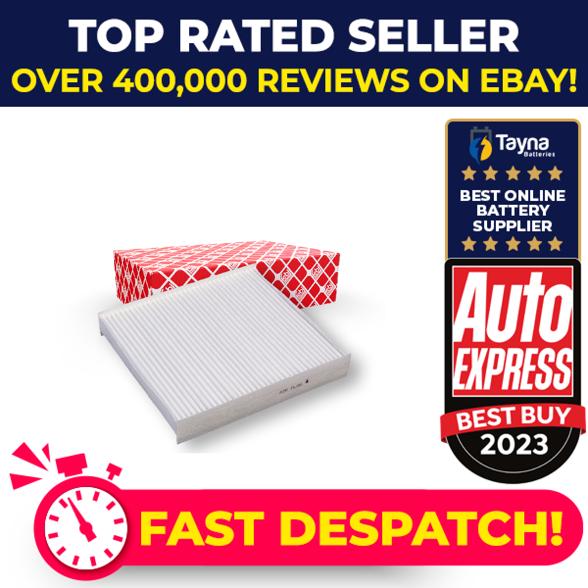 Pollen / Cabin Filter fits NISSAN MICRA K14 9 1.0 1.5D 2016 on 272775FA0A Febi