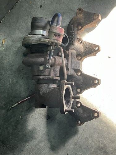 Perkins 1104 Exhaust Intake Manifold And Turbo Charger Brush Bandit Morbark Etc