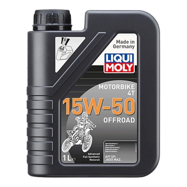 ÖL Motor- Liqui Moly Advanced Full Synthetische 4T 15W-50 Off-Road-Botella 1L-image