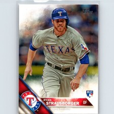 2016 Topps Ryan Strausborger Rookie #575 Texas Rangers