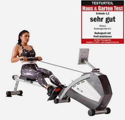 Rudergerät MAXXUS 8.1, klappbar, für große Personen, bis 150kg, Top Zustand