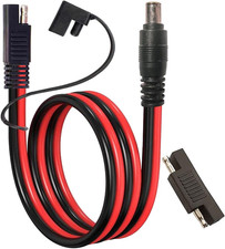 SAE Solar Connector to DC 8Mm Adapter 14AWG DC 8Mm Male to SAE Cable Compatible