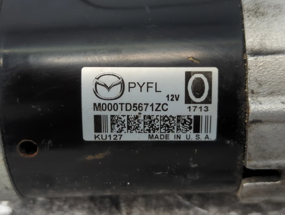 2016-2022 Mazda Cx-9 Car Starter Motor Solenoid Oem U7ILL - Image 2 of 4