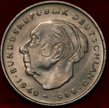 1970-D Germany 2 Mark Foreign Coin