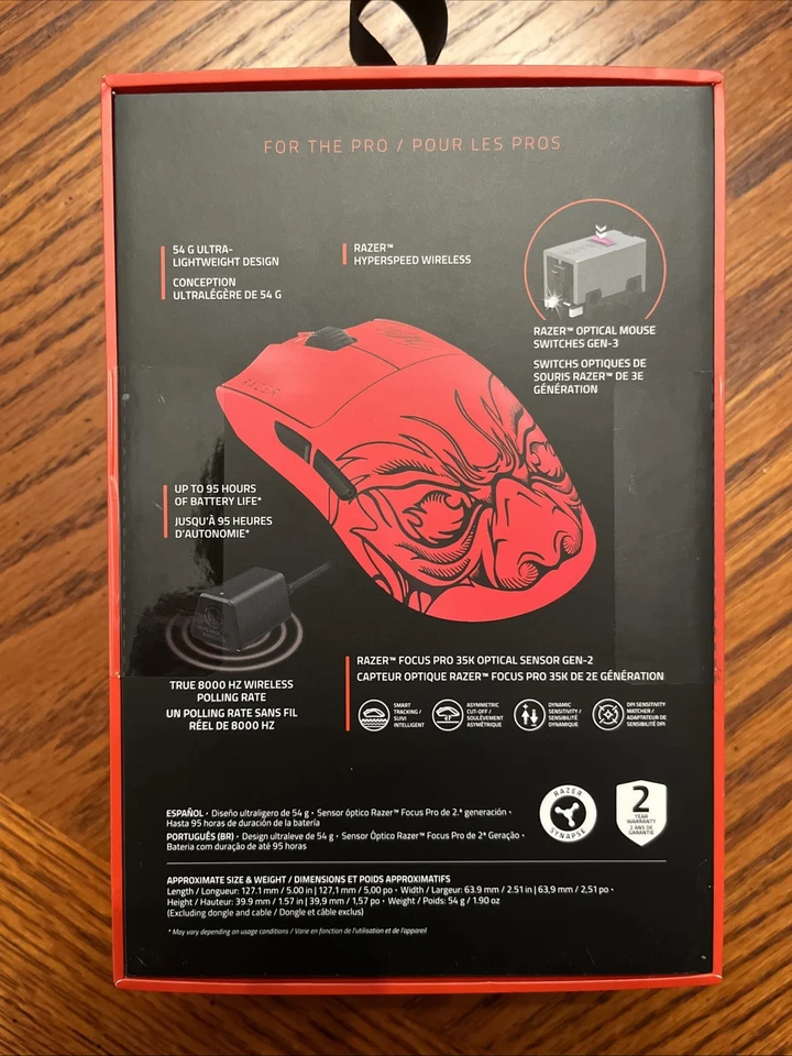 Razer Viper V3 Pro Faker Edition Ultra-Lightweight Hyperspeed Gaming Mouse - Image 2 of 4