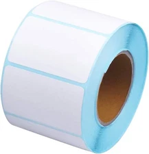 800 Pcs Self Adhesive Label Sticker, Blank White 1.96 * 1.18 inch, 1 Roll 