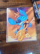 Rockstar Stitch Disney Lorcana 4-Pocket Binder/Portfolio Holds 80 Cards EMPTY