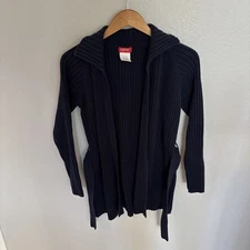 Vintage Esprit Women's Cardigan Open Front Blue Long Sleeve Size S 90’s Tag