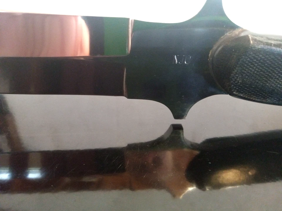 Cuchillo de combate personalizado vintage NJ COHEN (cuchillos NJC) 12"" con hoja S.S. de 6,25"" RARO Foto 4 de 4