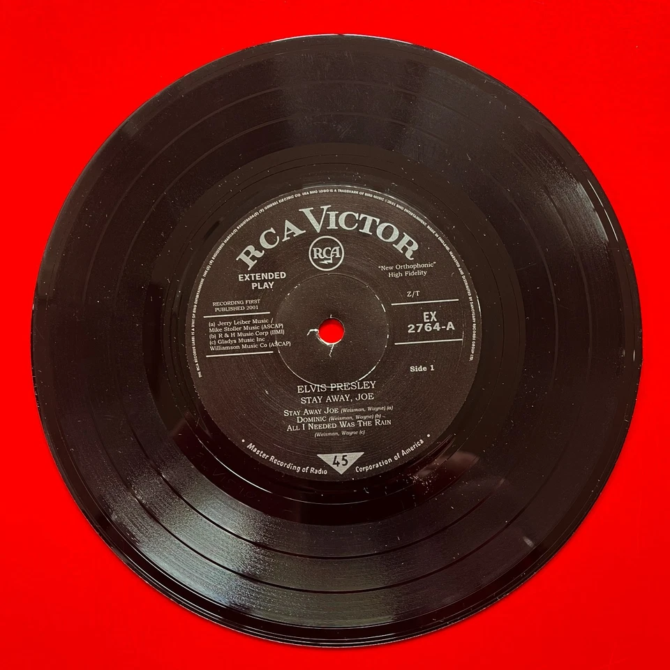 ELVIS PRESLEY  ·  STAY AWAY, JOE  ·   EP  ·  2001   RCA ‎– EX 2764 - Bild 3 von 4