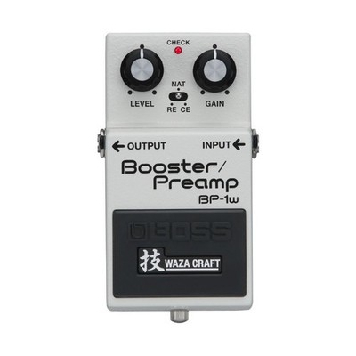 Boss BP-1W Booster/Preamp Guitar Effects Pedal with Waza Crafting