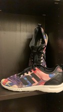 Scarpe da corsa Adidas ZX Flux Tropical stampa floreale uomo 8,5 sneakers multicolore