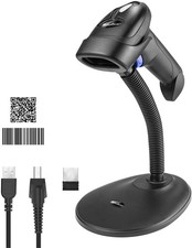 NETUM 2D Barcode Scanner, NSL8S with 2.4G Wireless  Bluetooth  USB Wired Stand