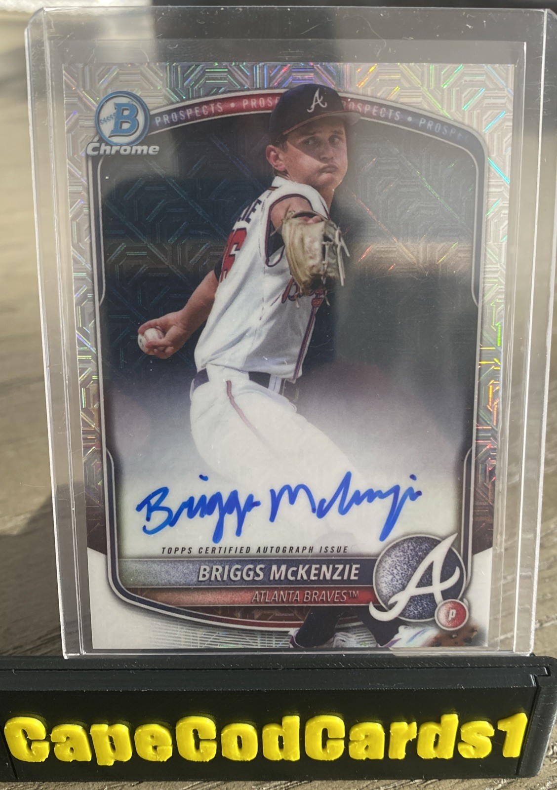 2025 Bowman Draft Mega Box - Briggs McKenzie #BMA-BM Mojo Auto