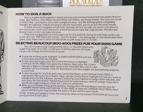 Jack Nicklaus' Greatest 18 Holes of Major Championship Golf (Nes)(1990) CIB Good