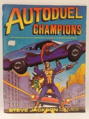 Autoduel Champions Steve Jackson Games Car Wars RPG Supplement