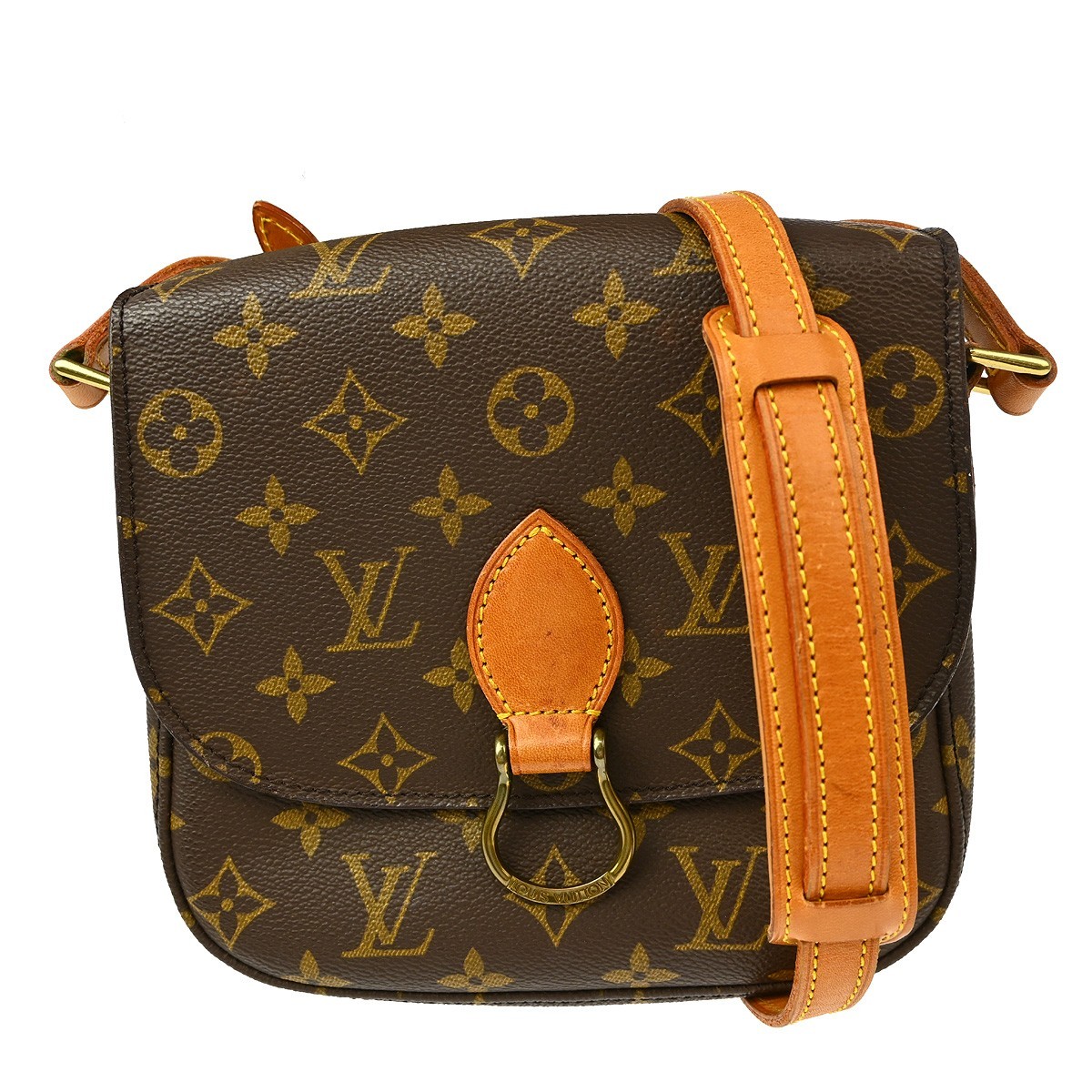 LOUIS VUITTON SAINT CLOUD MM SHOULDER BAG MONOGRAM M51243 MI8909 XX36776