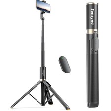 63" Selfie Stick Tripod with Wireless Remote for Cell Phones