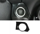 Carbon Fiber Steel Start Stop Button Switch Trim Cover For Toyota RAV4 2019-2025