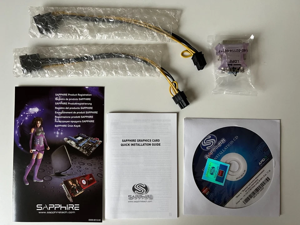 SAPPHIRE AMD RADEON HD 6950 - 1GB - OTTIME CONDIZIONI - DA COLLEZIONE - IMBALLATO - Immagine 2 di 4