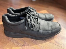 Rockport Total Motion Hydro Shield Waterproof Black Suede Size 13