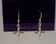 Sterling Silver Cross earrings Jewelry Claire's Earring 925