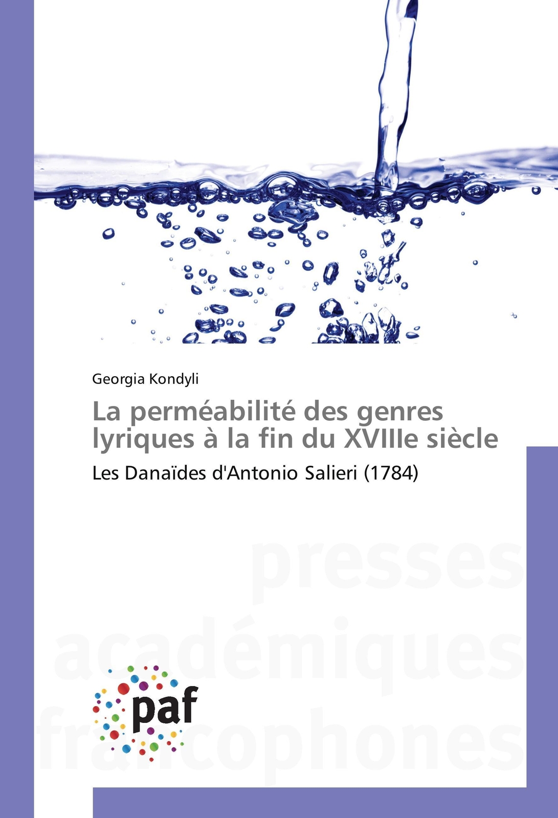 Georgia Kondyli | La Perméabilité Des Genres Lyriques À La Fin Du