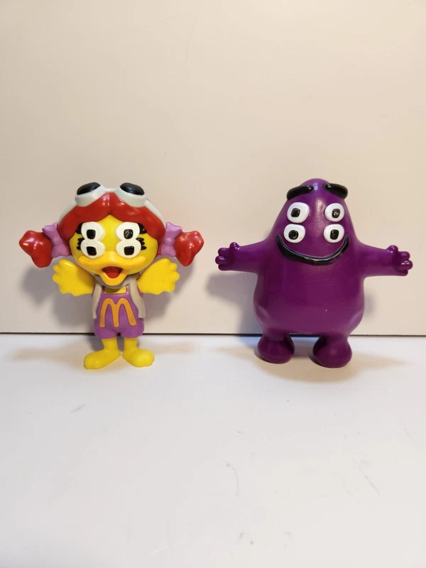 McDonalds Cactus Plant Flea Market Adult Happy Meal Toy Birdie & Grimace