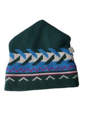 Igloos Wool Beanie Winter Hat Ski Cap Green Wool Knit