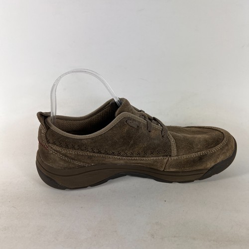 Chaco Everett mens size 7 tan suede minimalist casual lace up shoes sneakers - Picture 3 of 11
