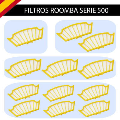 FILTRO COMPATIBLE CON ROOMBA MODELO 564 Pet. RECAMBIO SERIE 500 REPUESTO |  eBay