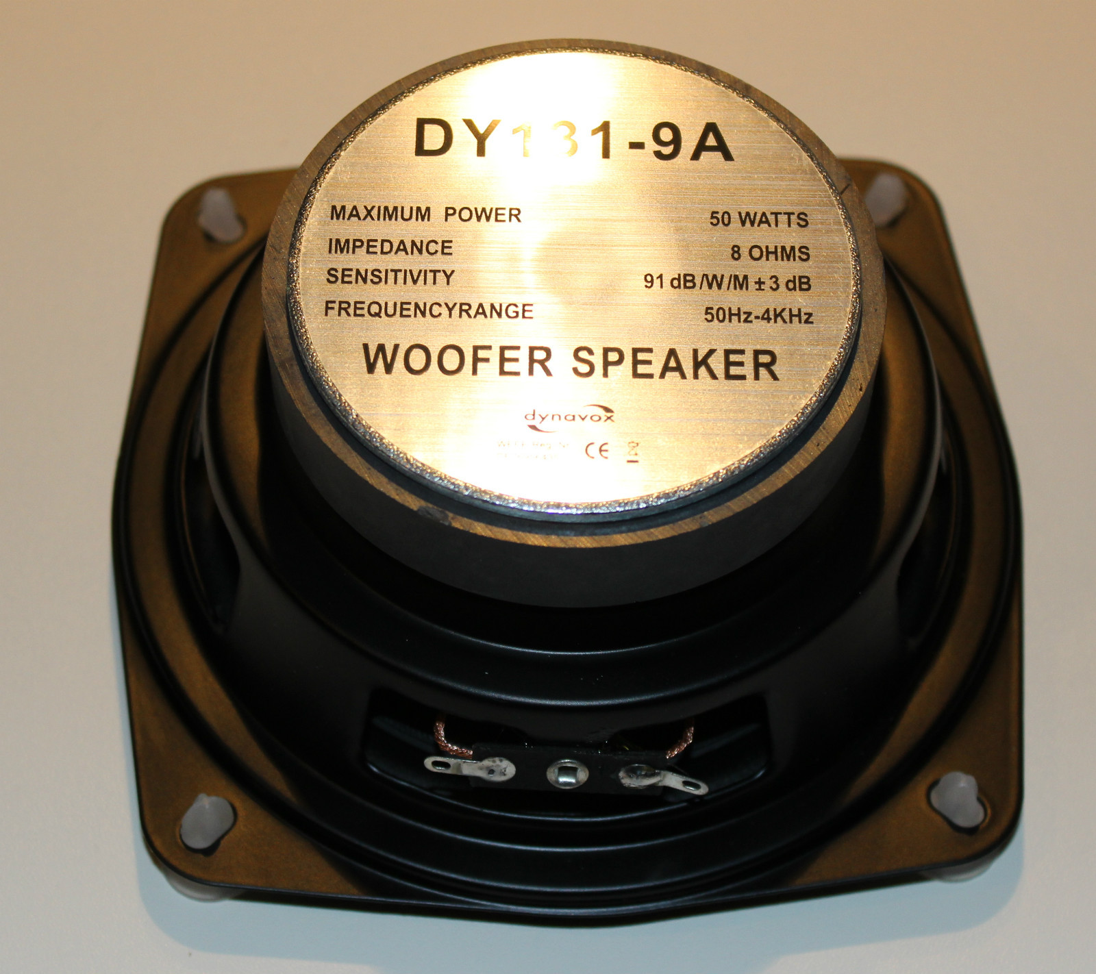 Thumbnail - 2x Dy-131-9a Dynavox 13cm Bass Lautsprecher 130mm Tieftöner 8ohm 5"