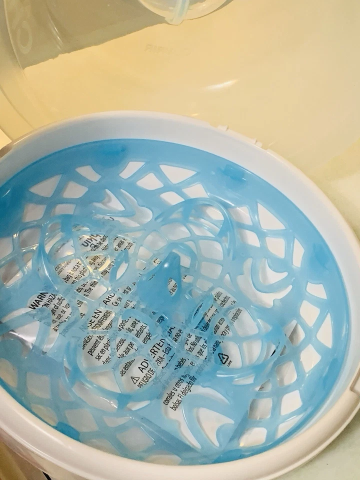 Esterilizador de biberón Munchkin protector de vapor limpiador de microondas todo natural nuevo con caja Foto 3 de 4