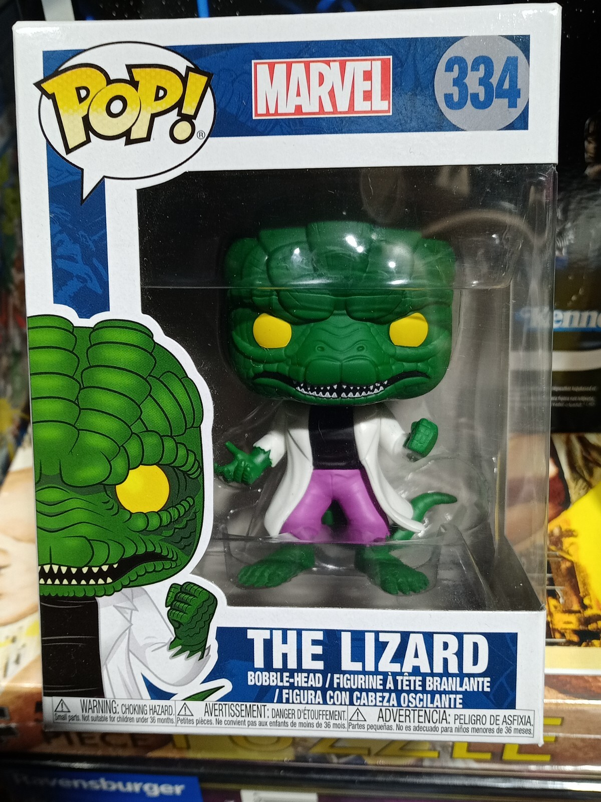 Funko Pop Marvel The Lizard exclusive, l'idée cadeau idéale pour un anniversaire de geek