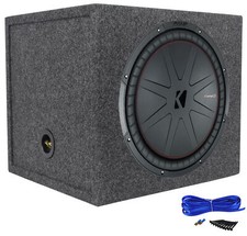Kicker 48CWR154 COMPR15 15" 1600 Watt Car Subwoofer Sealed Sub Box Enclosure