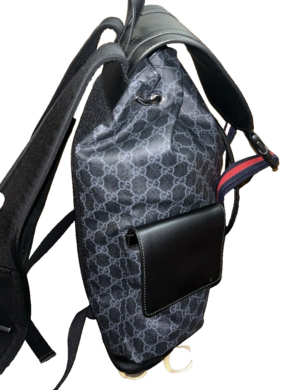 Authentic Pre-Owned Gucci GG Monogram Canvas Leather Backpack image 7