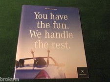 MINT 2001 MERCEDES BENZ SL600 S55 M CLASS SALES BROCHURE ORIGINAL (BOX 396)  