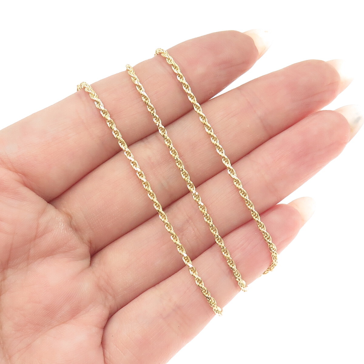 KARIZIA SPA KA 1772 Sterling Silver Gold Plated Italy Rope KARIZIA SPA KA 1772 Sterling Silver Gold Plated Italy Rope